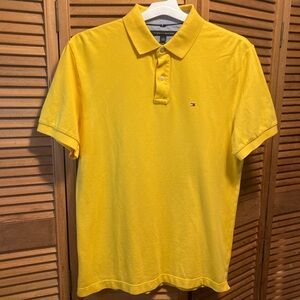 Tommy Hilfiger Yellow Custom Fit Polo Shirt